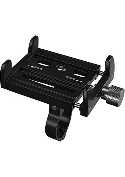 Mobile KR01 Bisiklet Motorsiklet Gidon Telefon Tutucu,metal Vidalı Siyah