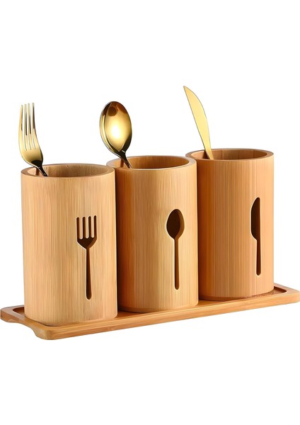 Mutfak Düzenleyici, 3'lü Çatal Kaşık Bıçaklık Seti,