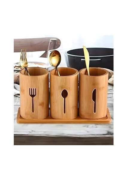 Mutfak Düzenleyici, 3'lü Çatal Kaşık Bıçaklık Seti, modelleri