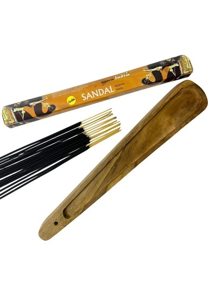 4049 El Yapımı Doğal Suar Ağacı Ahşap Tütsülük - 20'li Tütsü Hediyeli fiyatları