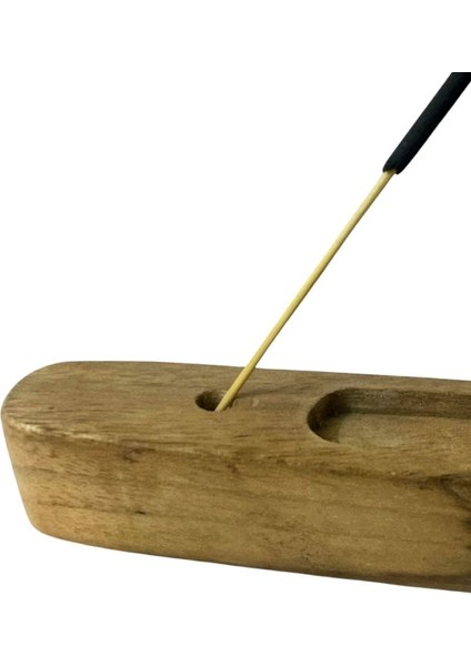 4049 El Yapımı Doğal Suar Ağacı Ahşap Tütsülük - 20'li Tütsü Hediyeli indirimleri