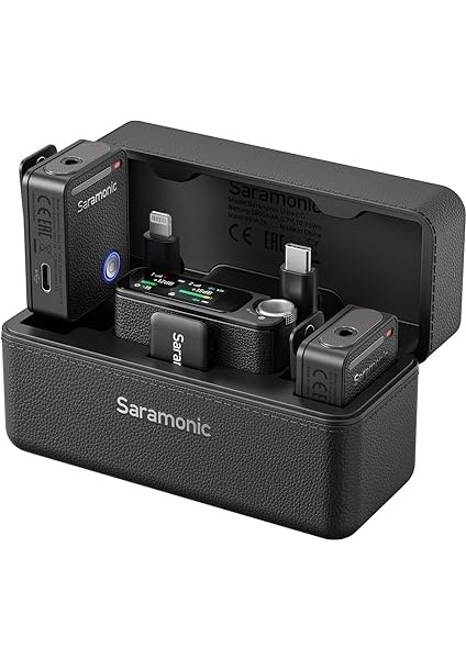 Ultra Kablosuz Yaka Mikrofon, 32-Bit Float Kayıt, Zaman Kodu Senkronizasyonu, Gürültü Engelleme, Ipx5 Su Direnci, 984' Aralık, 130DB Spl, Kameralar, Akıllı Telefonlar, Bilgisayarlar Için fiyatları