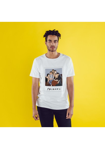 Friends Silüetli Tişört - Beyaz fiyatları