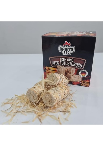 Bbq Barbekü-Mangal-Ateş Tutuşturucu Ağaç Yünü (32 Adet) fiyatları