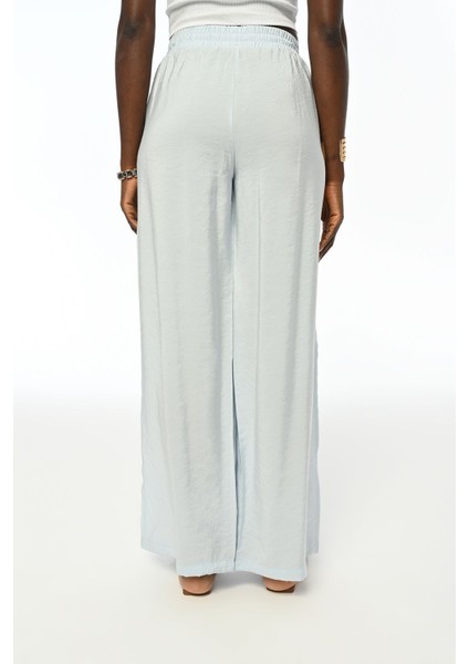 Kadın Beli Lastikli Rahat Kalıp Bol Paça Pantolon fiyatları