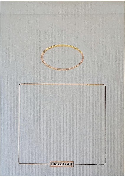 Prestij 17X24 cm Dokulu Karton Kapaklı Bloknot, 150 Yaprak, Düz, Gri