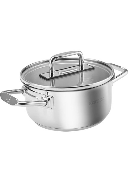 Grace Indüksiyon Tabanlı Çelik Tencere 18 cm 2 Lt fiyatları