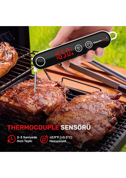 TP18S Daldırma/saplama Izgara/barbekü/mangal Et Gıda Ölçme Pişirme Termometresi fiyatları