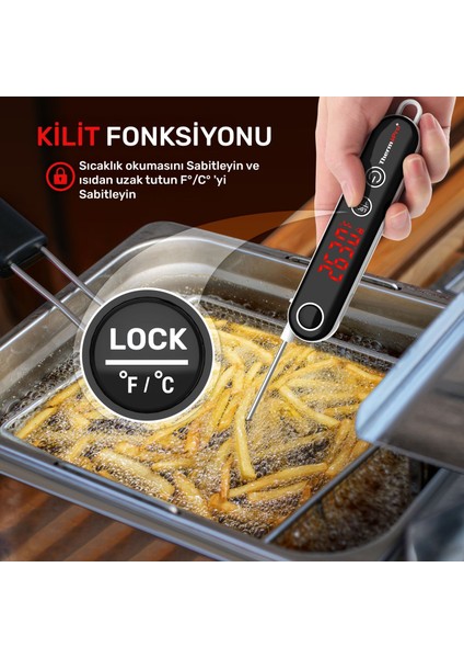 TP18S Daldırma/saplama Izgara/barbekü/mangal Et Gıda Ölçme Pişirme Termometresi modelleri