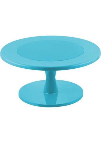 Hula Up Mavi Tek Katlı Pasta Sunum