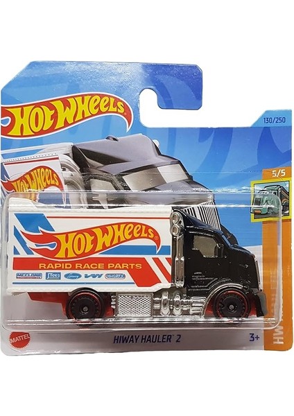 Wheels - Hiway Hauler 2 - Hw Haulers 5/5 - HKH27 - Short Card - Transporter - Rapid Race Parts - Mattel 2023