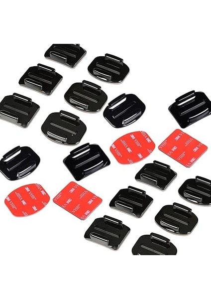 32 Adet Gopro Hero Yapışkan Pedler, Kask 3 M Yapışkan Tutucu, Düz Kavisli Yapışkan Ped, Gopro Herosession 4/3+/3/2/1 Aksiyon Kamerası ile Uyumlu, Kask Sabitlemesi Evrensel Standart Aksesuar fırsatları