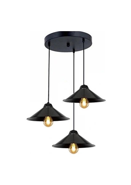 Ed Japon Başlık Modern Üçlü Avize