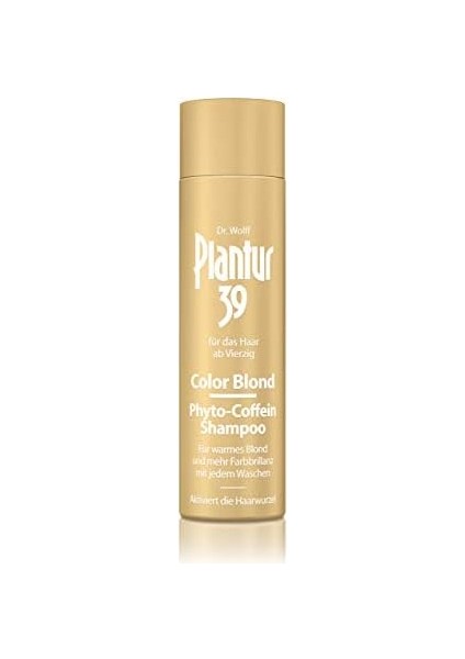 Plantur 39 Renkli Sarışın Phyto Kafein Şampuanı - Kadınlar Için Renkli Canlandırıcı Saç Şampuanı Saç Köklerini Etkinleştirecek - Sarışın ve Sarı Saçlar Için - 1 x 250 ml modelleri