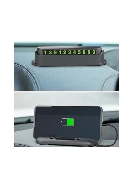 (936) Araç Içi Parktel Telefon Numarası Telefon Tutucu ve Numaratör ile Uyumlu fiyatları