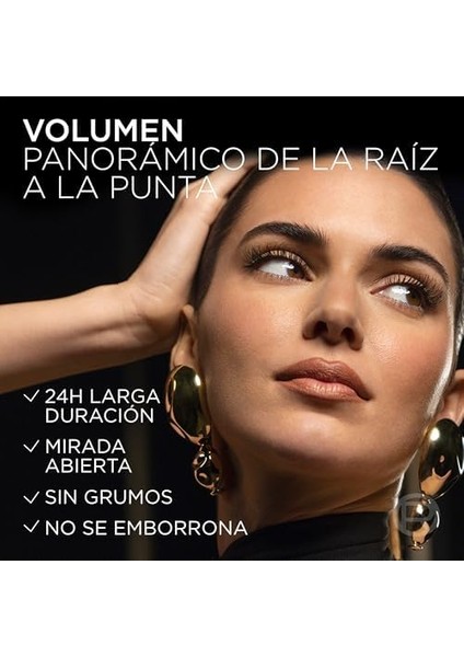 L&apos;oréal Paris Panorama Hacim Veren Maskara All Night Black - Siyah