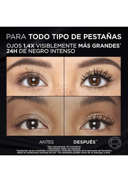 L&apos;oréal Paris Panorama Hacim Veren Maskara All Night Black - Siyah fiyatları
