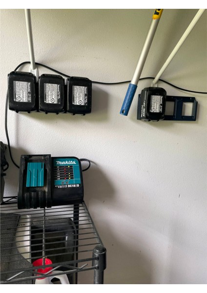 Makita Batarya Duvar Askı Stand 3lü