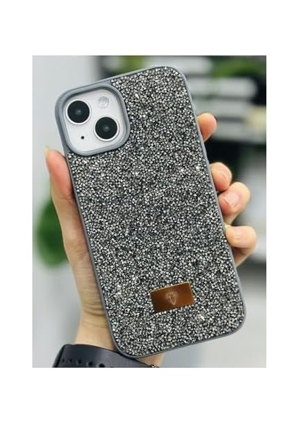 Aksesuar 13-14 ve 15 ile Uyumlu Elmastasarımlı Taşlı Işıltılı Parlak Pırlanta Silikon Kılıf fiyatları