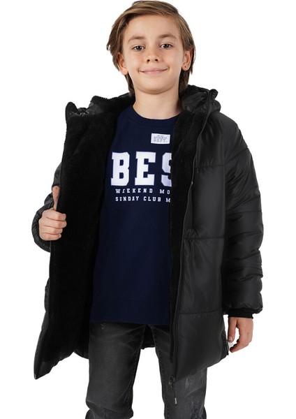 İçi Kürklü Su ve Rüzgar Geçirmez Erkek Çocuk Mont modelleri