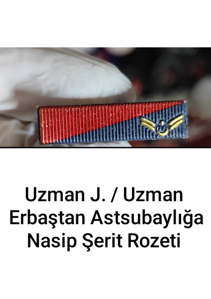 Uzman Jandarma/uzman Erbaşlıktan Astsubaylığa Nasıp Şerit Rozeti