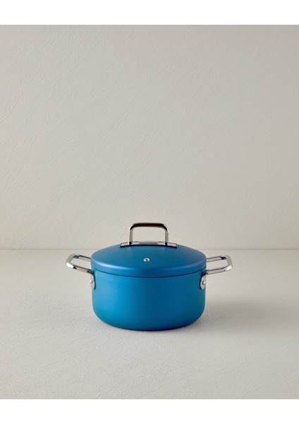 Luna Derin Tencere 20 cm Mavi