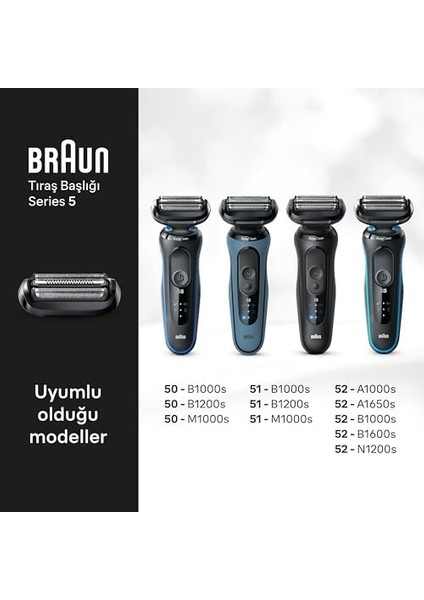 Braun Series 5 54B Tıraş Makinesi Yedek Başlığı modelleri