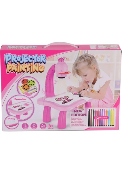 Bfs YM6776 Kutulu Interaktif Projector Resim Boyama