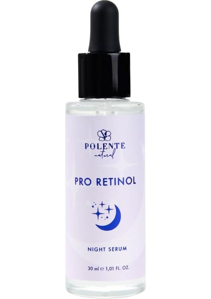 Polente Natural - Pro Retinol Nıght Serum Retinol Içeren Yaşlanma Karşıtı Gece Bakım Serumu (30 Ml)