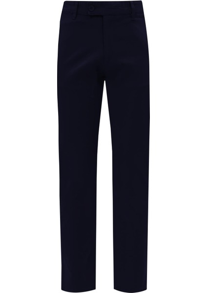 Lacivert Comfort Fit Chino Pantolon