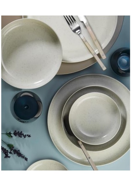 8 Parça 2 Kişilik Yemek Takımı, Krem modelleri