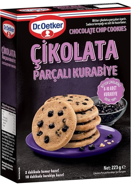 Oetker Çikolata Parçalı Kurabiye