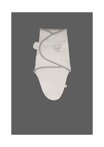 %100 Pamuk Yenidoğan Nakış Detaylı Kundak (Ekru) fiyatları