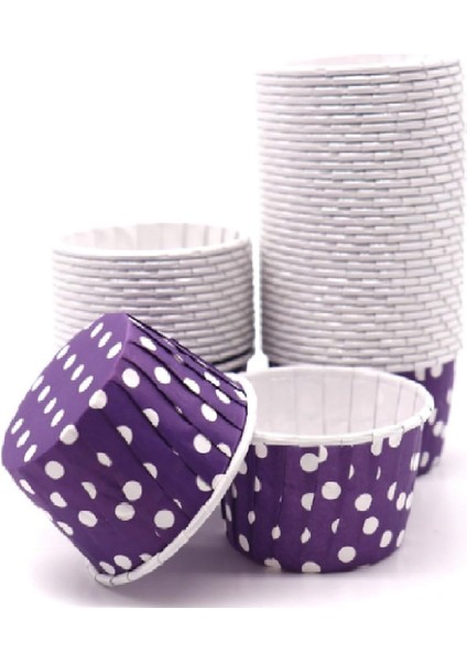 At Market Mor Puantiyeli Muffin-Kek Kapsülü 25&apos;li