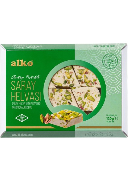 Saray Helvası Antep Fıstıklı 120 gr