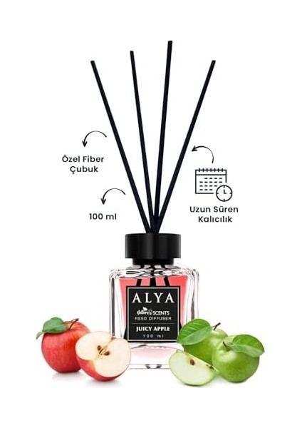 Alya Nature&apos;s Scents Juicy Apple Bambu Çubuklu Oda Kokusu- Elma Kokusu fiyatları
