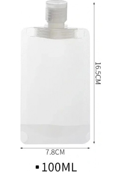 3 Adet 100ML Krem Şampuan Kabı Tekrar Kullanılabilir Set indirimleri