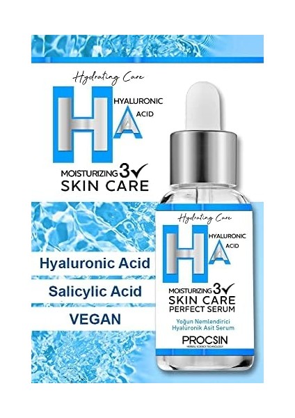 Procsın Hyaluronik Asit Serumu, Yoğun Nemlendirici & Cilt Dolgunlaştırıcı, Kırışıklık Karşıtı & Cilt Bariyeri Güçlendirici, 20 ml fiyatları