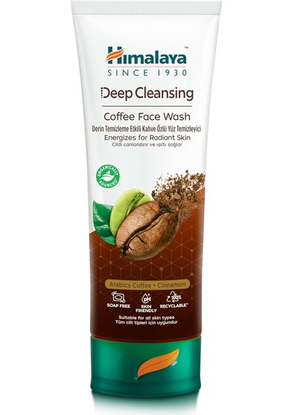 Himalaya Since 1930 Deep Cleansing Derin Temizleme Etkili Kahve Özlü Yüz Temizleyici 100 ml modelleri