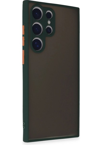 Samsung Galaxy S24 Ultra Kılıf Montreal Silikon Kapak - Yeşil