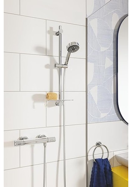 Vitalio Comfort 100 Quickfix El Duşu, 4 Akışlı, Su Tasarruflu, Kireç Önleyici Sistem, Duş Başlığı, Krom, 26094000 modelleri