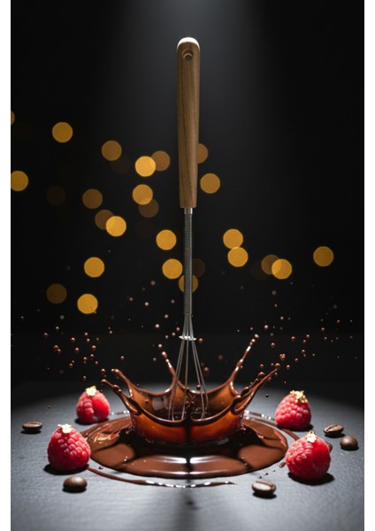 Morwood Akasya Saplı Mini Artisan Çırpıcı 22 cm