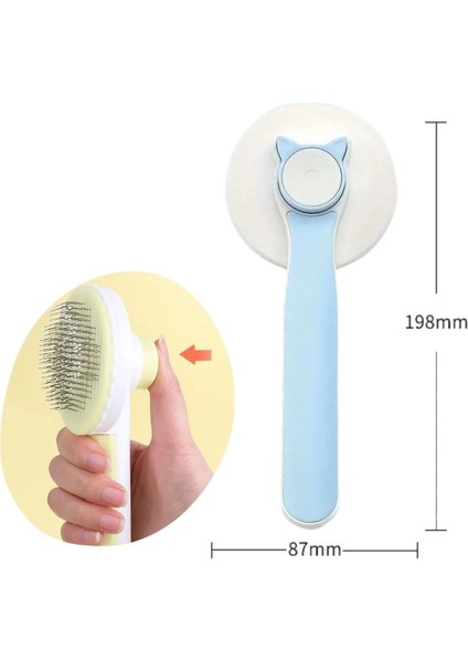 Basmalı Kedi Köpek Tüy Toparlayıcı Masaj Etkili Pet Fırçası fırsatları