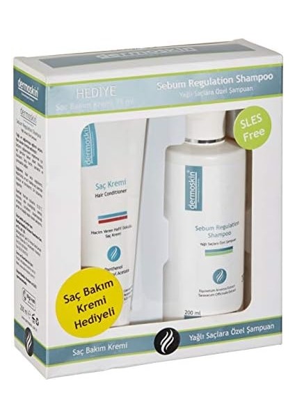 Dermoskin Yağli Saçlara Özel Hediyeli Kofre 1 Paket (1 x 200 Ml) fiyatları