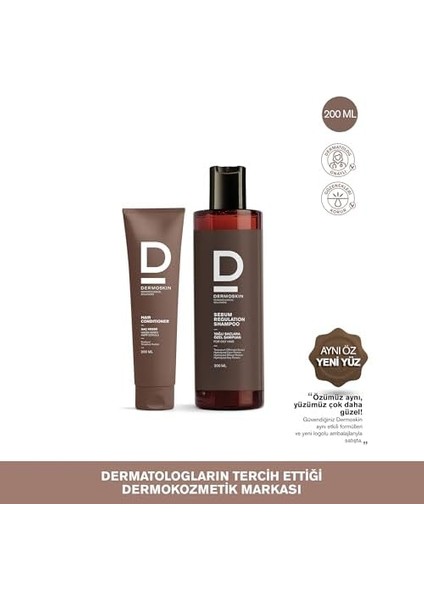 Dermoskin Yağli Saçlara Özel Hediyeli Kofre 1 Paket (1 x 200 Ml) modelleri