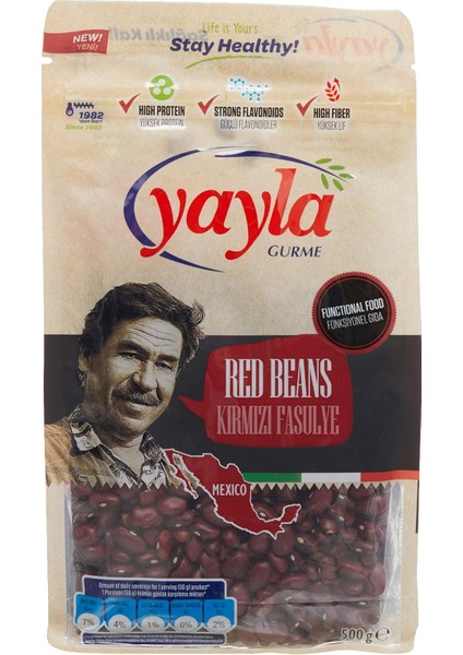 Yayla Gurme Kırmızı Fasulye (500 Gr)