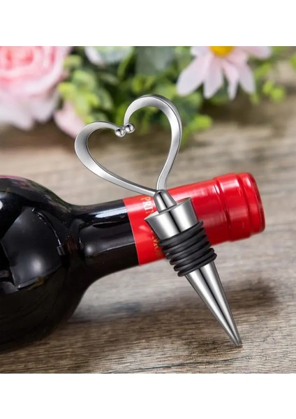 2 Adet Fiyatıdır Kalp Şeklinde Şarap ve Şampanya Tıpası Mutfak ve Yemek Dekoru indirimleri