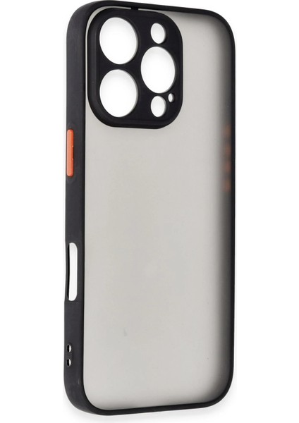 Apple iPhone 16 Pro Kılıf Montreal Silikon Kapak - Siyah indirimleri