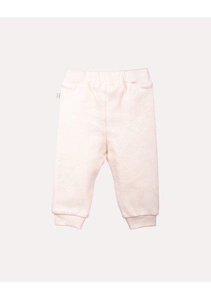 %100 Organik Pamuk Gots Sertifikalı Octopus Desenli Bebek & Yenidoğan Pantolon - Ekru fiyatları