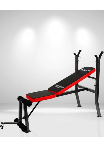 Çantalı 12 Parça Çok Fonksiyonlu Kapı Arkası Pilates ve Güç Direnç Lastiği Dambıl Egzersiz Seti